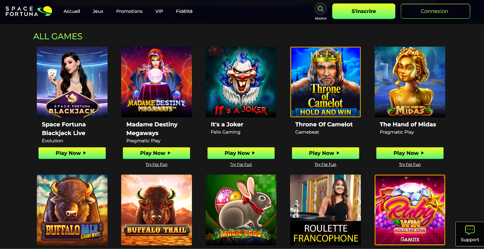 Space Fortuna Casino